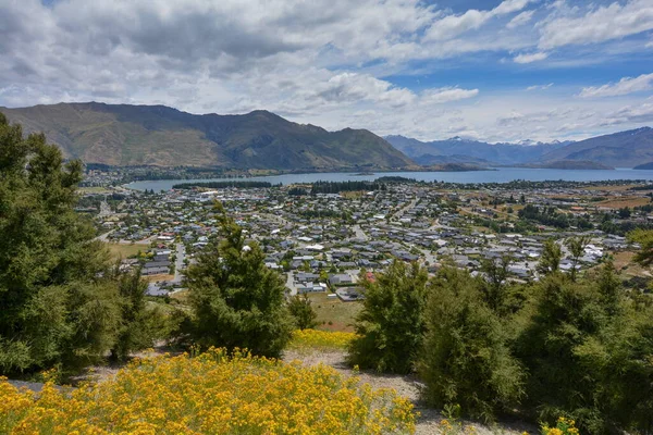 Vista Ferro Montanha Wanaka Nova Zelândia — Fotografia de Stock