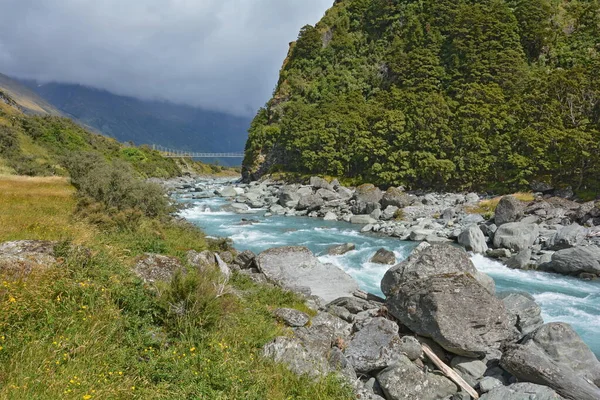 Wild Creek Mount Aspiring Nova Zelândia — Fotografia de Stock