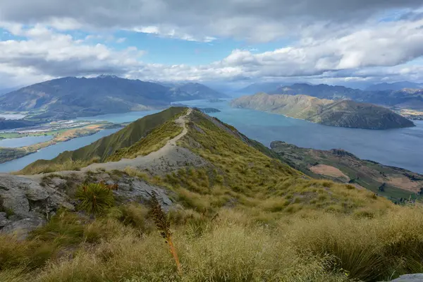 Вершина Обзора Роя Ванака Новая Зеландия — стоковое фото