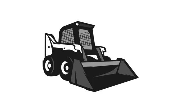 Excavator Logo Template Vector Heavy Equipment Logo Vector Construction Company — 스톡 벡터