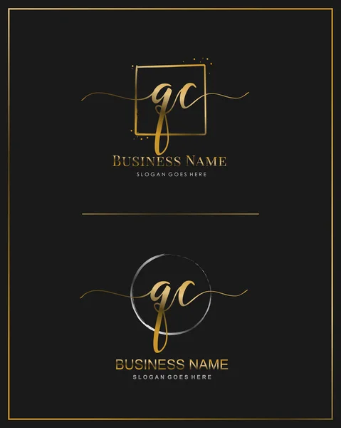 Monogram Qcストックベクター ロイヤリティフリーmonogram Qcイラスト Depositphotos