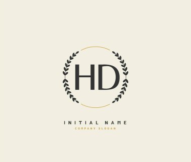 İlk imzadan oluşan el yazısı logosu, düğün, moda, mücevher, butik, çiçek ve botanik. Herhangi bir şirket veya işletme için yaratıcı şablona sahip..