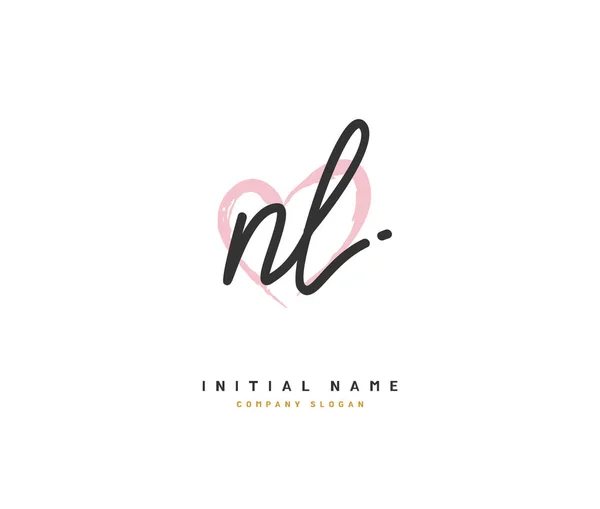 Logotipo Inicial Vetor Beleza Logotipo Caligrafia Assinatura Inicial Casamento Moda —  Vetores de Stock