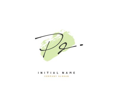 PD Polis Teşkilatı ilk logosu, imzalı el yazısı logosu, düğün, moda, mücevher, butik, çiçek ve botanik, herhangi bir şirket veya işletme için yaratıcı şablona sahip..