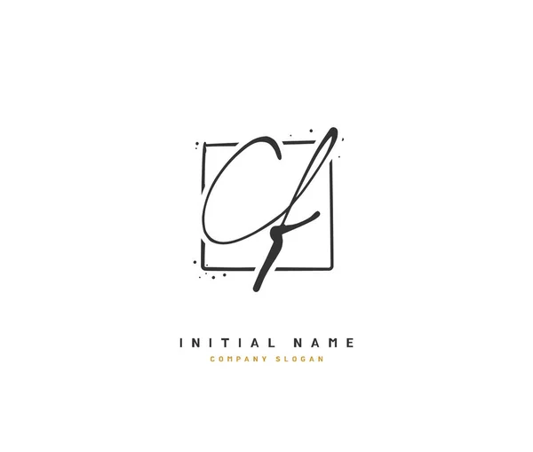 C F CF Güzellik Vektörü ilk logosu, ilk imzadan oluşan el yazısı logosu, düğün, moda, mücevher, butik, çiçek ve botanik, herhangi bir şirket veya işletme için yaratıcı şablona sahip..