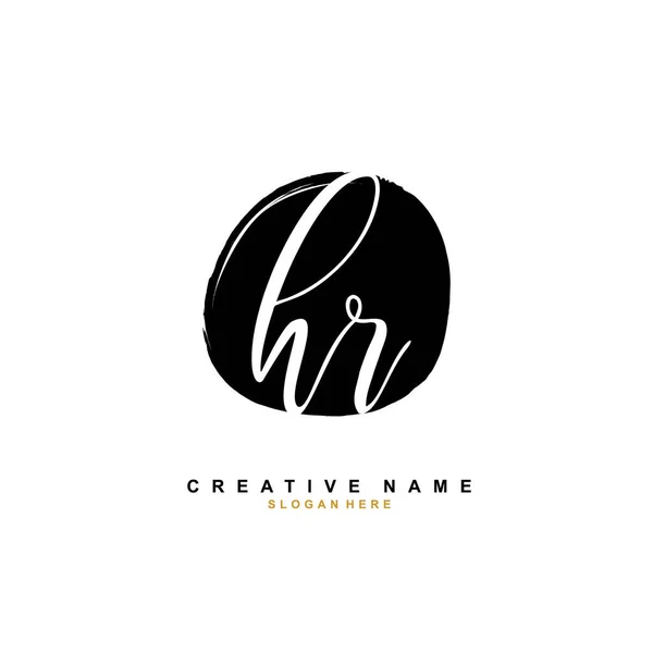 Initiële Logo Template Vector Brieflogo Concept — Stockvector