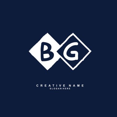 B S BS İlk logo şablonu vektörü. Harf logosu kavramı