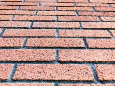 red brick veneer wall texture