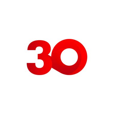 Yıldönümü Numarası Vektör Tasarımı