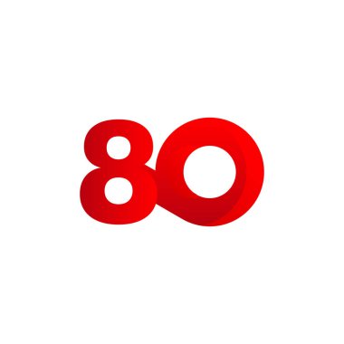 Yıldönümü Numarası Vektör Tasarımı