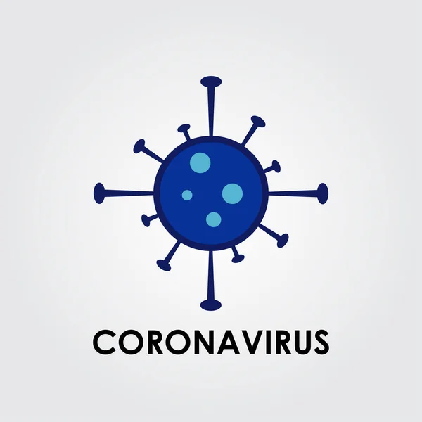 Scienza Illustrazione Vettoriale Del Virus Corona Sfondo Della Medicina — Vettoriale Stock