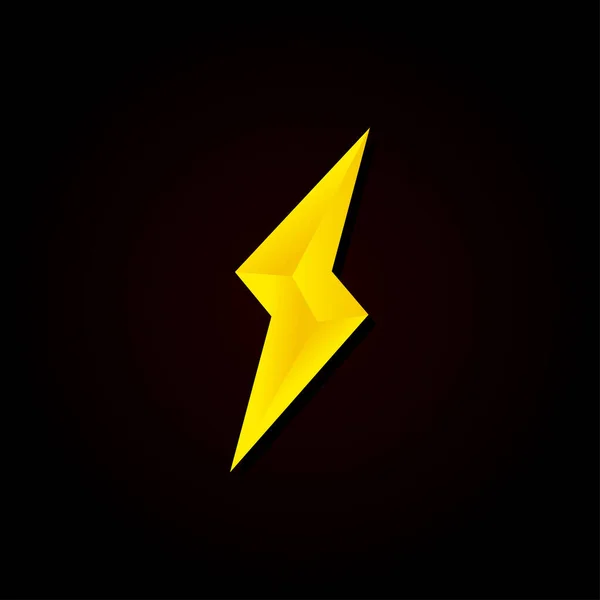Eenvoudig Flash Logo Vector Ontwerp — Stockvector