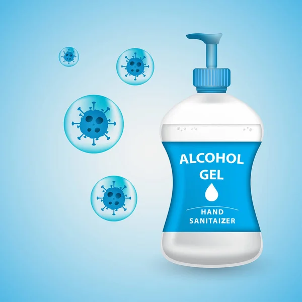 Alkol jeli dezenfektan taşıyıcı tasarımı. Antiseptik jel