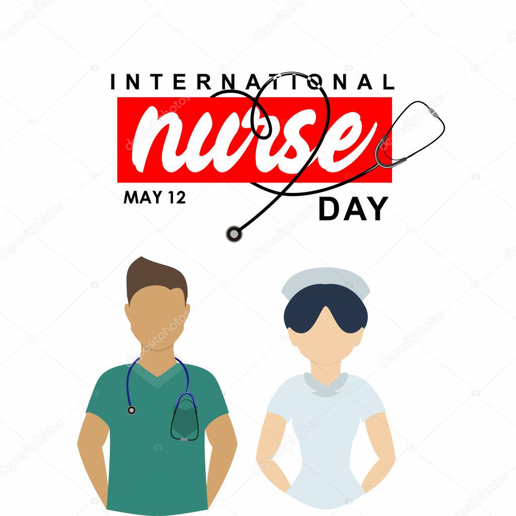 International Nurse Day Design Vector Illustration