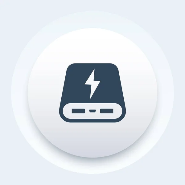 Power bank ikon, vector-jel — Stock Vector