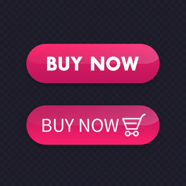 Comprar agora, botões vetoriais para web —  Vetores de Stock