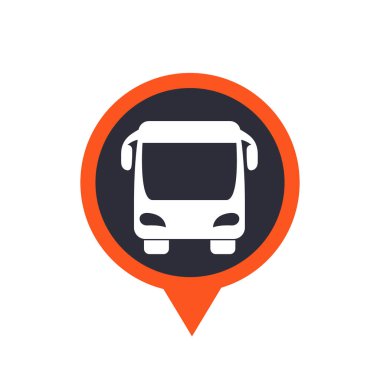 İşareti simgesine otobüs