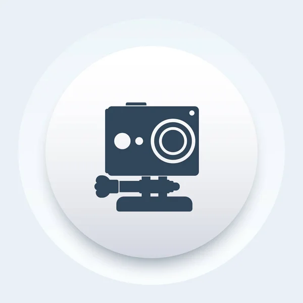 Icono de cámara de acción — Vector de stock