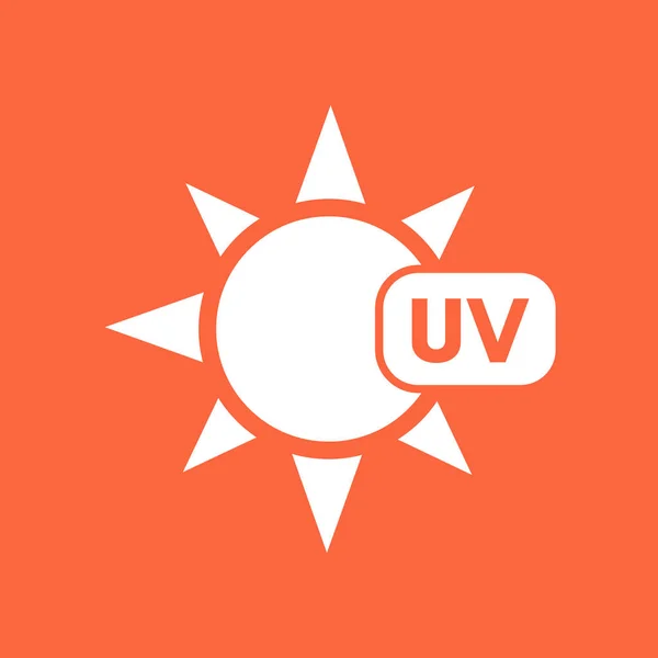 Símbolo de radiación UV — Archivo Imágenes Vectoriales