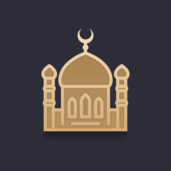 Masjid, gambar vektor - Stok Vektor