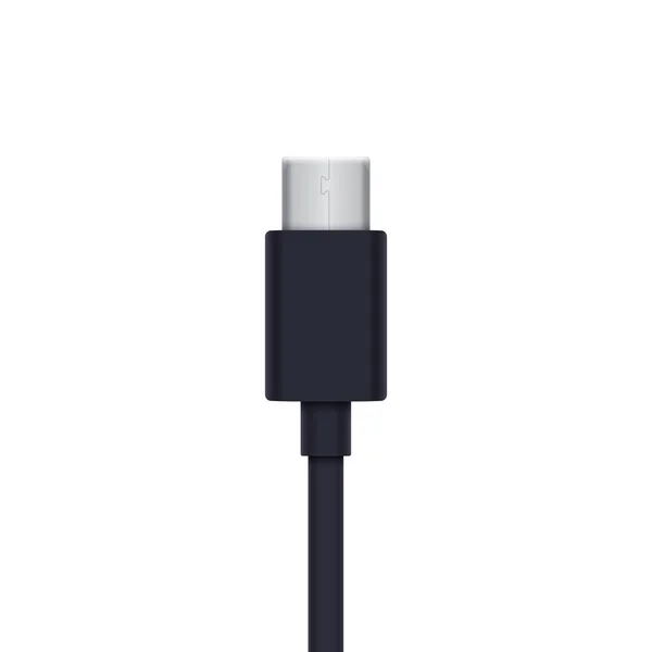 USB tipo c spina — Vettoriale Stock