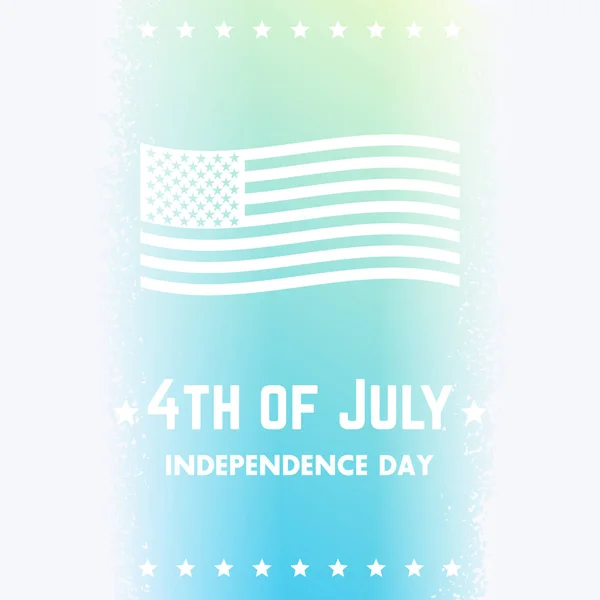 4 de julio, Día de la Independencia de los Estados Unidos — Vector de stock