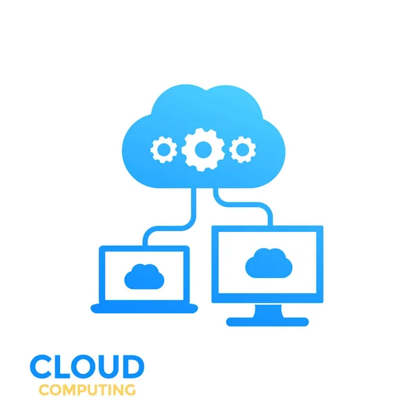 Concept de Cloud Computing — Image vectorielle