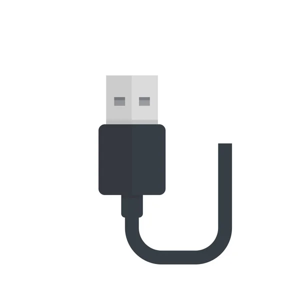 USB plug vektorillustration, platt stil — Stock vektor