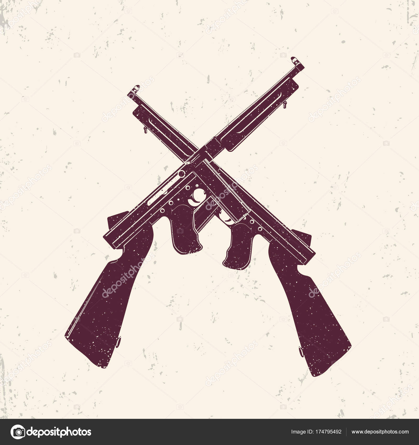 Dessin De Mitraillette : Le dessin mitraillette
