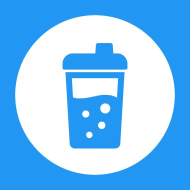 Spor shaker simgesinin üzerine beyaz