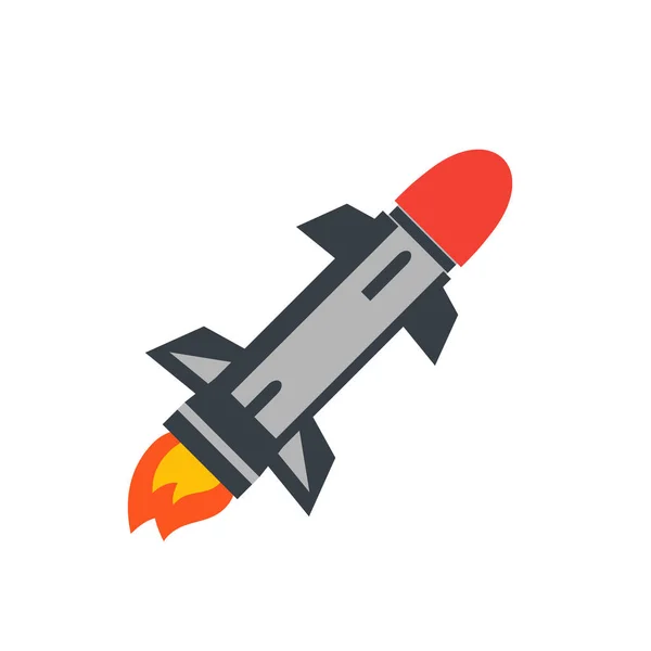 Ballistische raketten vectorillustratie — Stockvector
