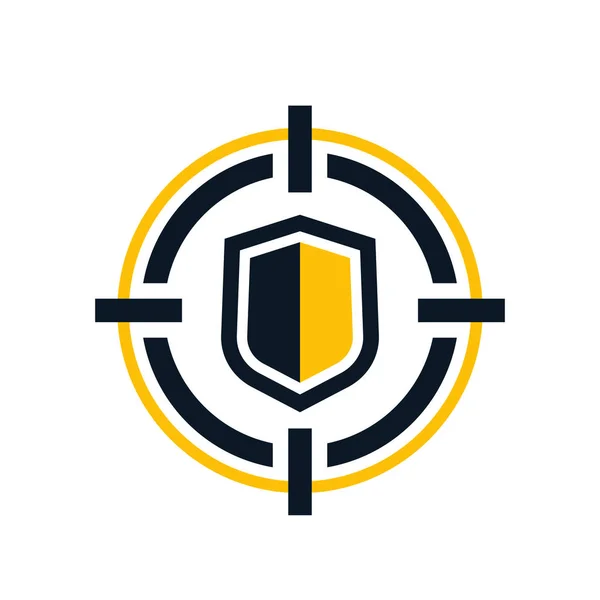 Icono de vector de ciberseguridad — Vector de stock