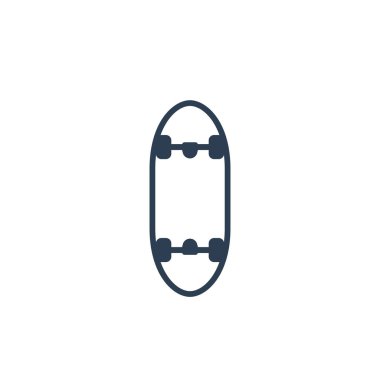 Kaykay vektör simgesi