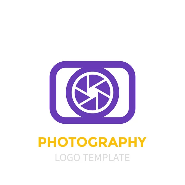 Plantilla de logotipo de fotografía — Archivo Imágenes Vectoriales