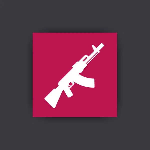 Automatic gun icon — Stock Vector