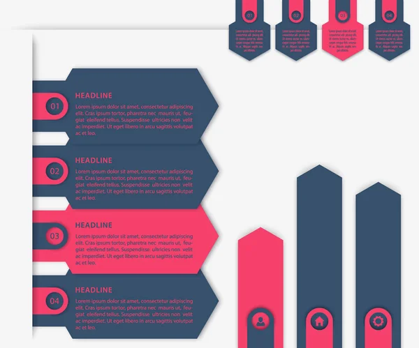 Zakelijke infographics elementen — Stockvector