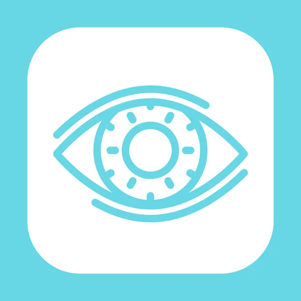 Eye line icon — Stock Vector