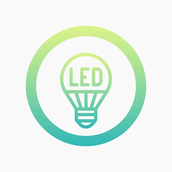 Lâmpada LED — Vetor de Stock