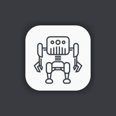 Robot, robot doğrusal simgesi