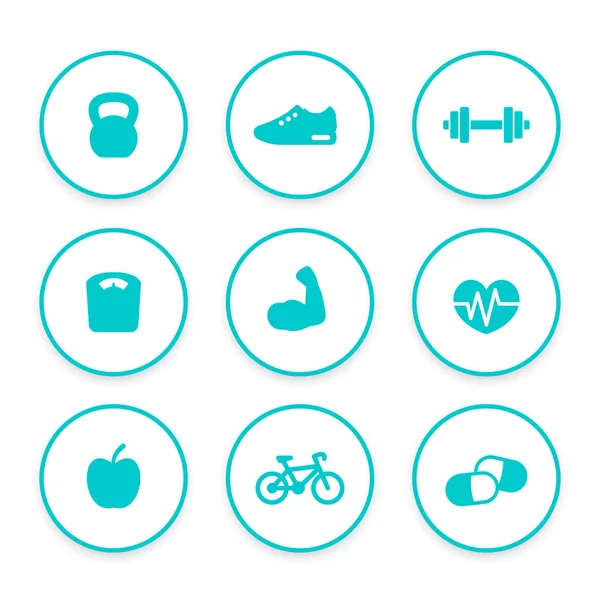 Free Fitness Gym Icon - Download in Colored Outline Style