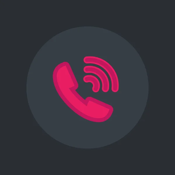 Telefon Symbol Telefonanruf — Stockvektor