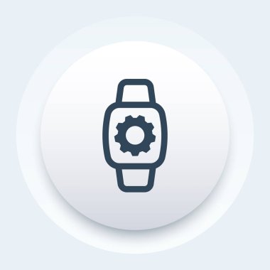 Watch tamir kutsal kişilerin resmi, vektör işareti