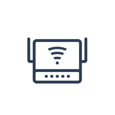 Yönlendirici, modem simgesini