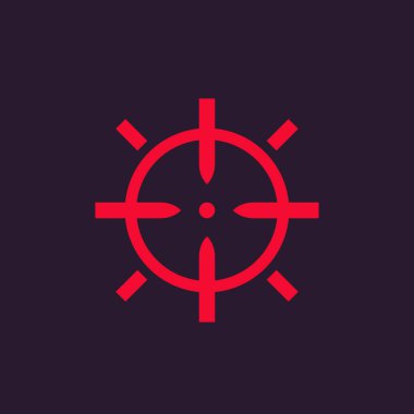 Crosshair vektör işareti