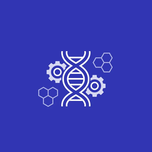 Gene editing and genetics vector — Stock Vector