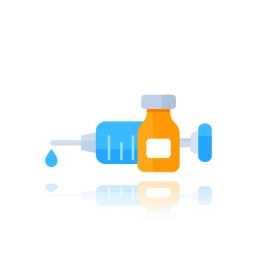 Aşılama vektör çizimi