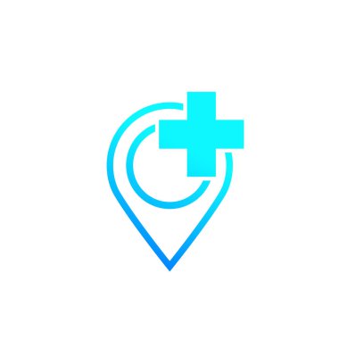 Hastane işareti, vektör logosu