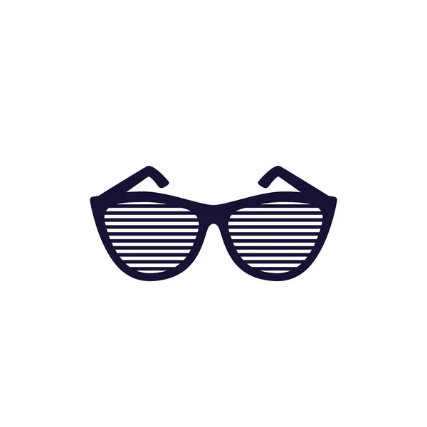 Otturatore occhiali da sole vettoriale icona su bianco — Vettoriale Stock