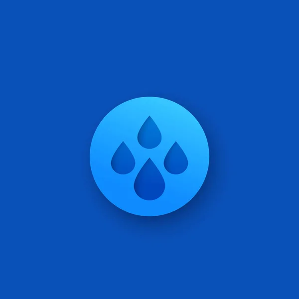 水滴矢量标识 — 图库矢量图片