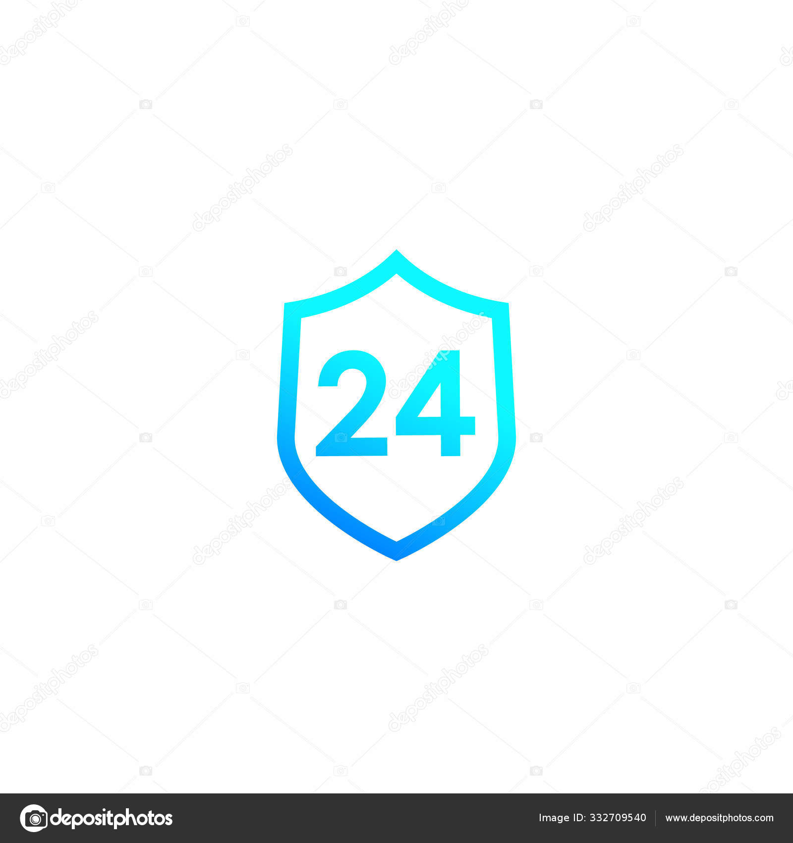24 時間の時計ストックベクター ロイヤリティフリー24 時間の時計イラスト Depositphotos